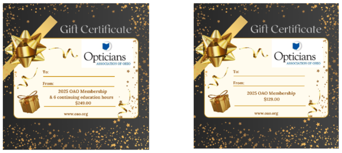 Gift Certificates