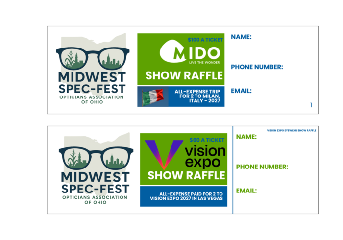 Spec-Fest Raffle Tickets
